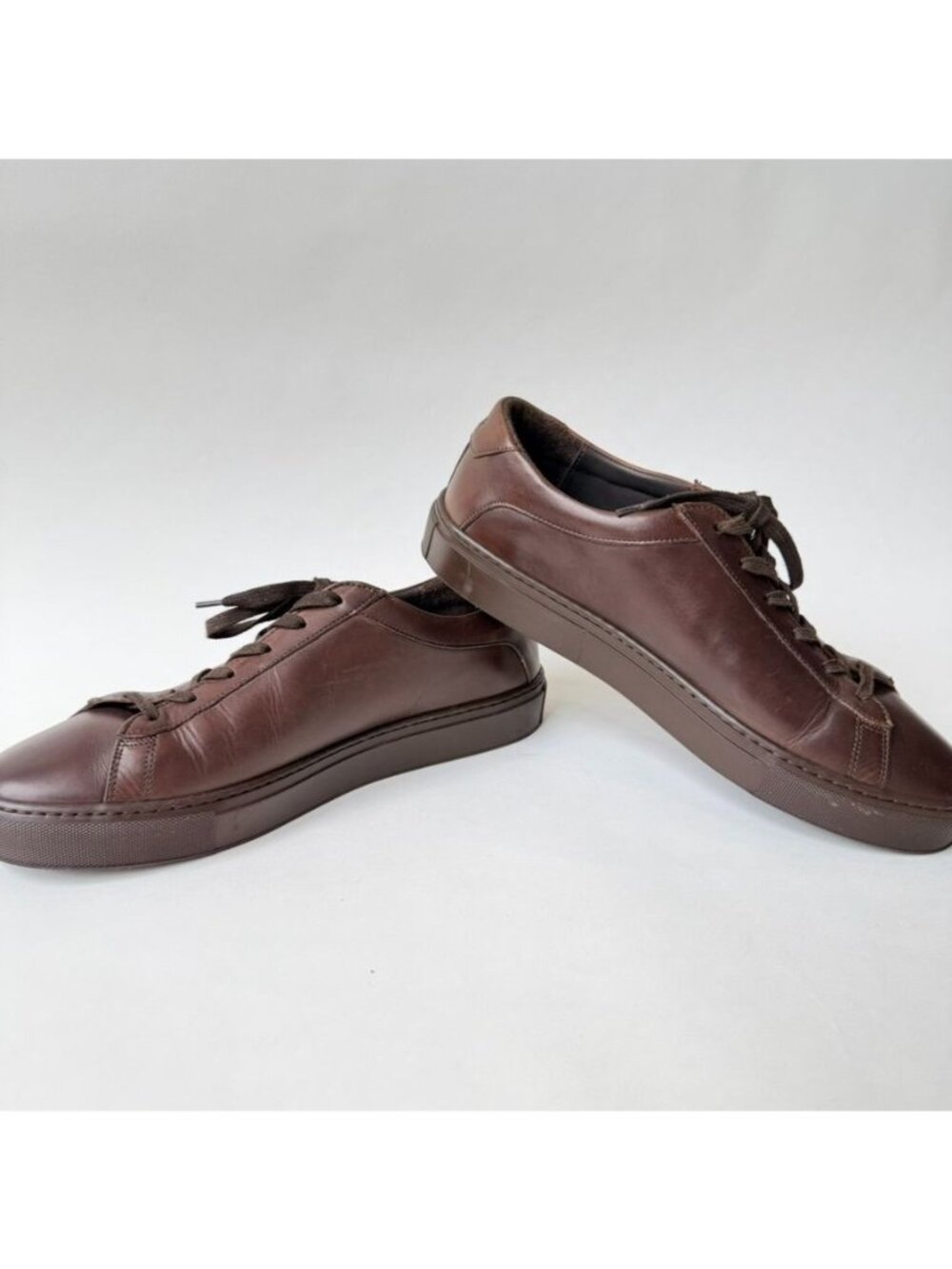 KOIO Capri Leather Sneakers Brown Men's 11